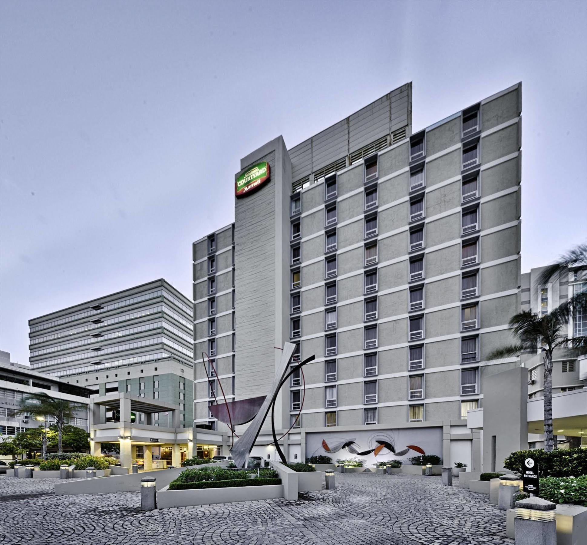 Hotel Courtyard By Marriott San Juan Miramar Exterior foto